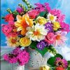 Vase of Colorful Flowers Paint By Numbers