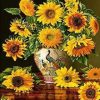 Vase of Sunflowers Paint By Numbers