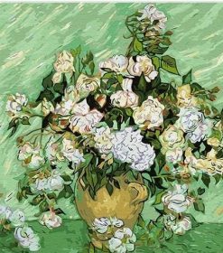 Vase with Roses by Gogh Paint By Numbers