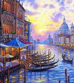 Venice Sunset Paint By Numbers