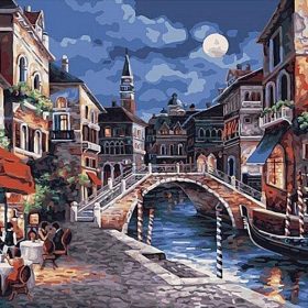 Venice at Night Paint By Numbers