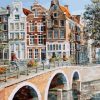 View of Amsterdam Canal Paint By Numbers