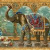 Vintage Elephant Paint By Numbers