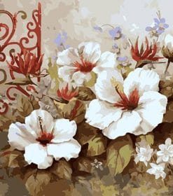 Vintage Flower Paint By Numbers