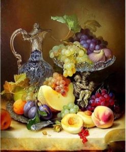 Vintage Fruits Paint By Numbers