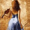 Violin Woman Paint By Numbers