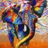 Walking Elephant Paint By Numbers