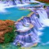 Waterfall Landscape Paint By Numbers