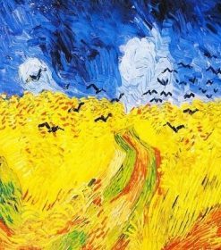 Wheatfield with Crows Paint By Numbers