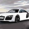 White Audi R8 Paint By Numbers