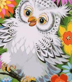 White Owl Paint By Numbers