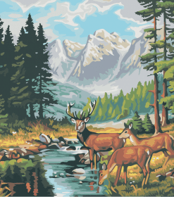 Wildlife Landscape Paint By Numbers