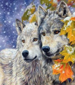 Wolf Couple Paint By Numbers