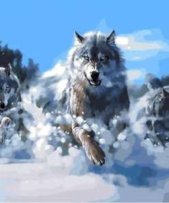 Wolf Pack Paint By Numbers