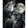 Wolves Howling At The Moon Paint By Numbers