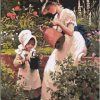 Woman and Girl In the Garden Paint By Numbers