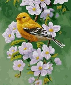 Yellow Bird Paint By Numbers