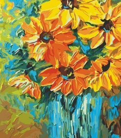 Yellow Sunflowers Paint By Numbers