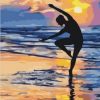 Yoga Girl By Seaside Paint By Numbers