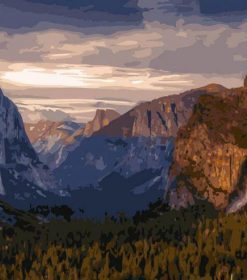 Yosemite Park Paint By Numbers