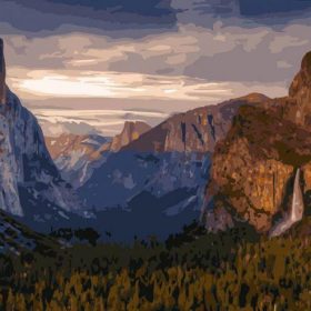 Yosemite Park Paint By Numbers