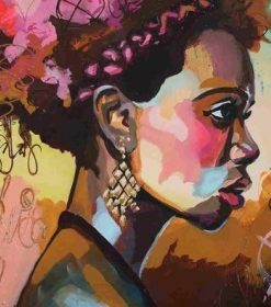 Young African Woman Paint By Numbers