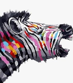 Zebra Art Paint By Numbers