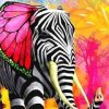 Zebra Elephant Paint By Numbers