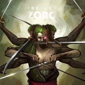 Zoro Ashura Paint By Numbers