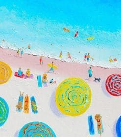 Beach Umbrellas Paint By Numbers