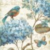 Blue Garden Birds Paint By Numbers