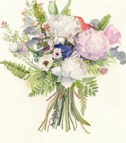 Botanical Flowers Paint By Numbers