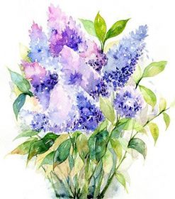 Bouquet of Blue Roses Paint By Numbers