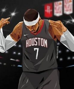 Carmelo Anthony Basketballer Paint By Numbers