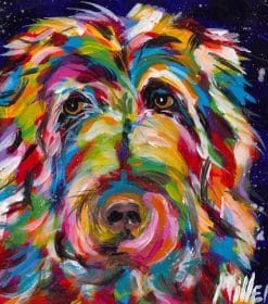 Colorful Airedale Terrier Paint By Numbers