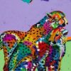 Colorful Cheetah Paint By Numbers