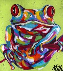 Colorful Frog Paint By Numbers