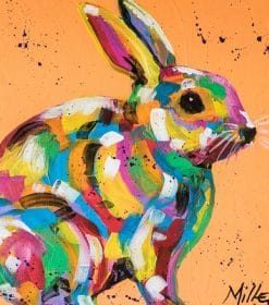 Colorful Rabbit Paint By Numbers