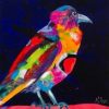 Colorful Raven Paint By Numbers