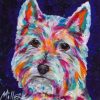 Colorful West Highland Terrier Paint By Numbers