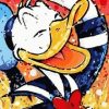 Donald Duck Paint By Numbers