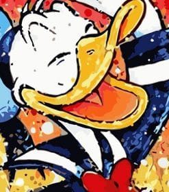 Donald Duck Paint By Numbers