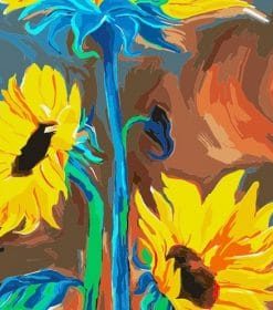 Fantasy Sunflower Paint By Numbers