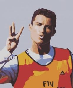 Funny Cristiano Ronaldo Paint By Numbers