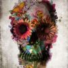 Garden Skull Flowers Paint By Numbers