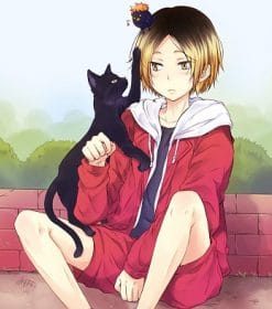 Girl With Cute Cat Paint By Numbers