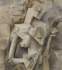 Girl with a Mandolin By Pablo Picasso Paint By Numbers