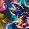 Goku vs Jiren Gray Paint By Numbers