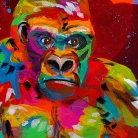 Gorilla Paint By Numbers