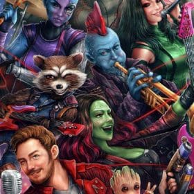 Guardians of the Galaxy Paint By Numbers